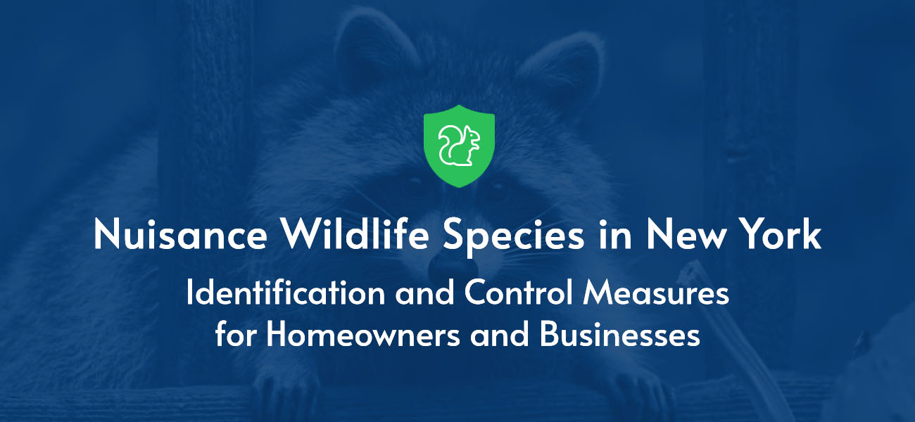 Nuisance Wildlife Species in New York — Identification and Control Measures for Homeowners and Businesses