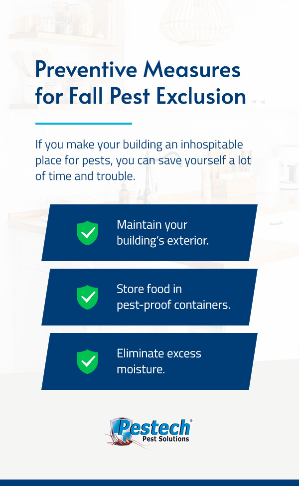 Preventive Measures for Fall Pest Exclusion