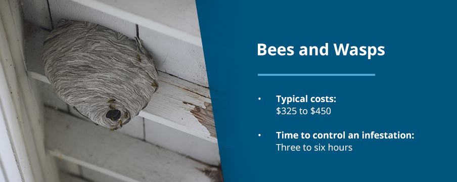 Bees and Wasp Pest Costs