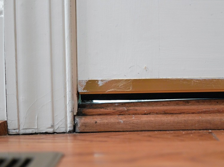 Gap in Door Entry Point for Pests