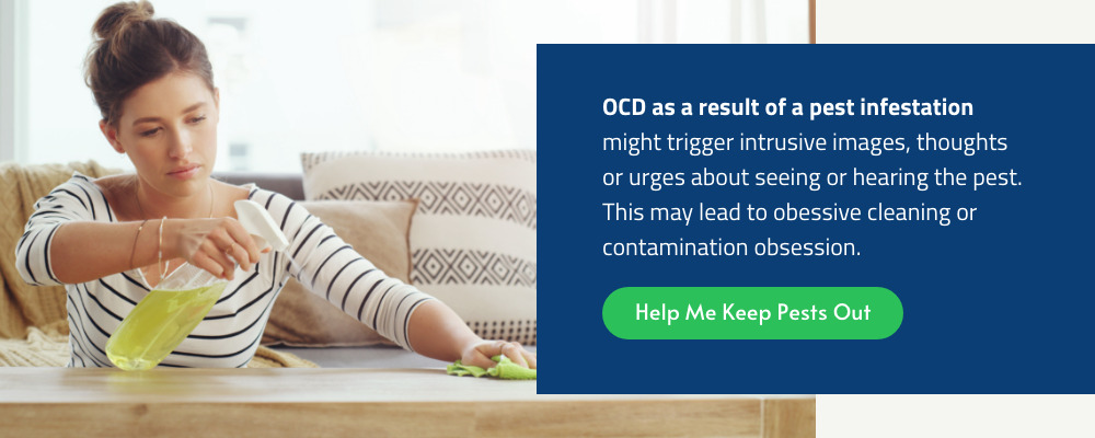 OCD as a result of a pest infestation